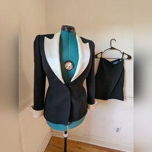 Thierry Mugler Black and Blue Label Blazer
